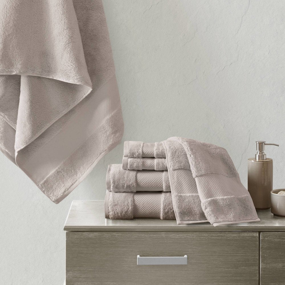 Turkish Cotton 6 Piece Bath Towel Set