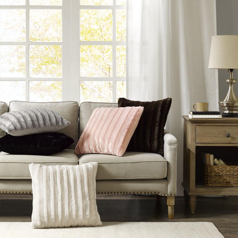 Faux Fur Square Pillow