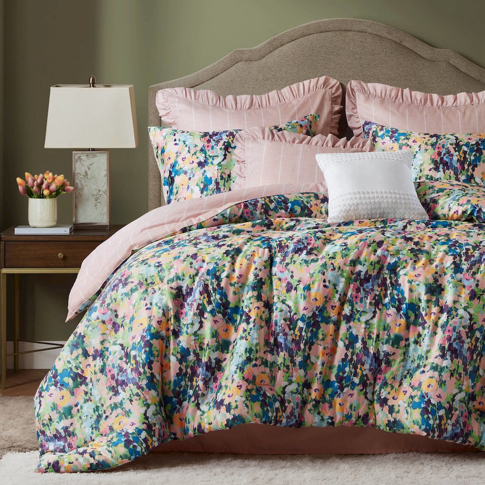 Ophelia 8PCS Comforter Set, Multi color