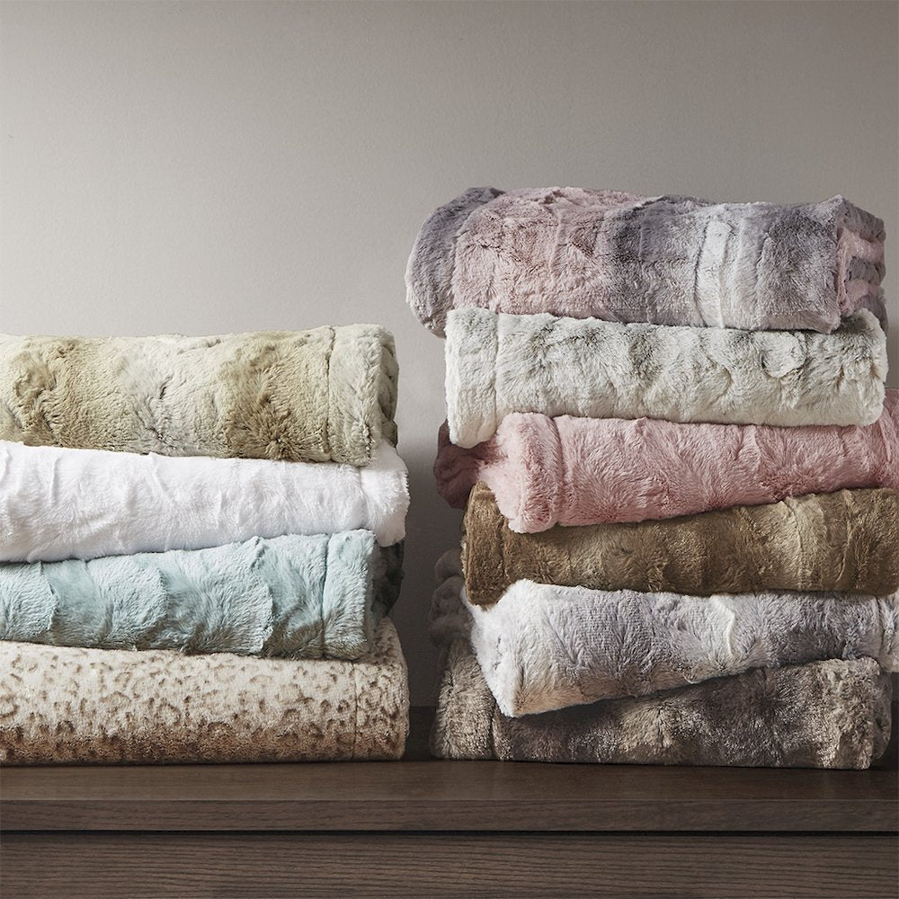Zuri Oversized Faux Fur Throw