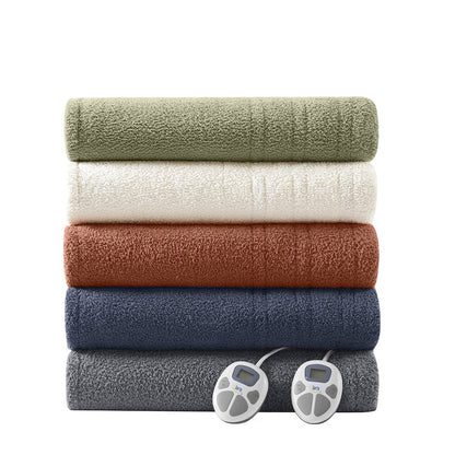 Dream Soft Heated Blanket, Sage color