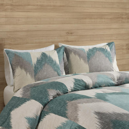 Alpine 3 Piece Comforter Mini Set, Aqua color