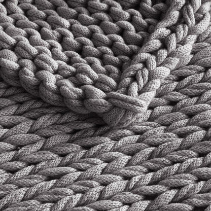 Cozy Chunky Handmade Knit Throw, Belen Kox