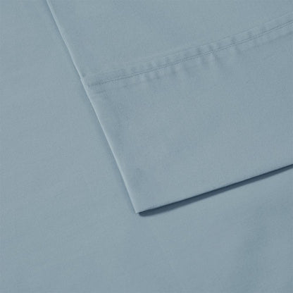 Luxe Teal Peached Percale Sheet Set, Belen Kox