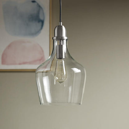 Bell Shaped Glass Pendant