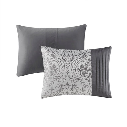 12 Piece Jacquard Comforter Set with Bed Sheets