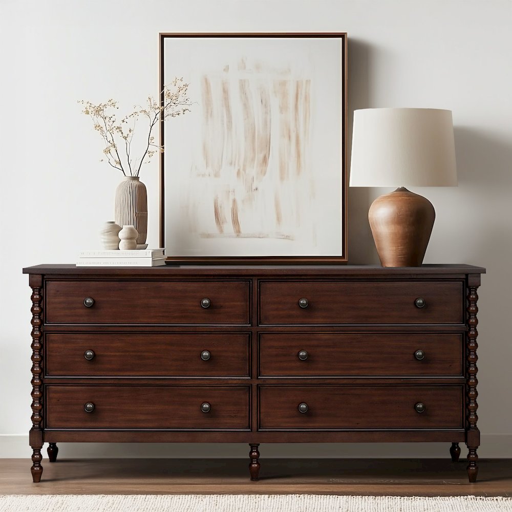 Beckett Large Dresser, Morocco Brown color