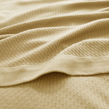 Egyptian Cotton Blanket, Mustard color