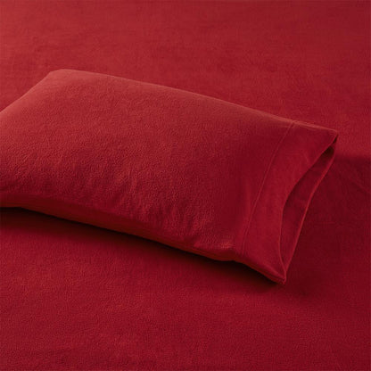100% Polyester Knitted Micro Fleece Solid Sheet Set,SHET20-534