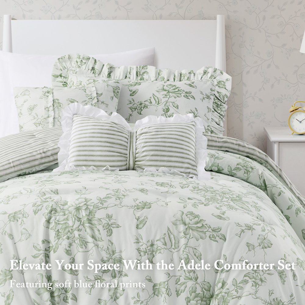 Adele Comforter Set with Decorative Pillows