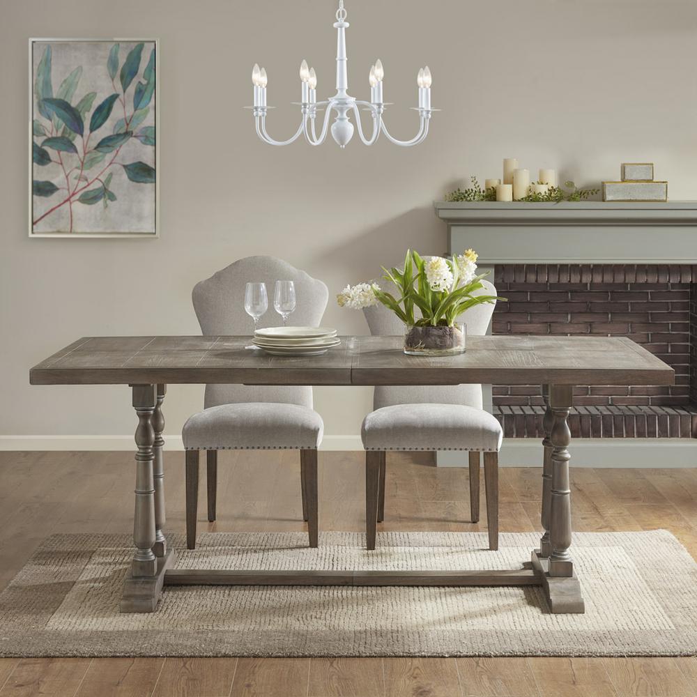 8-Light Traditional Metal Chandelier