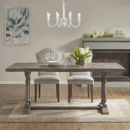 8-Light Traditional Metal Chandelier