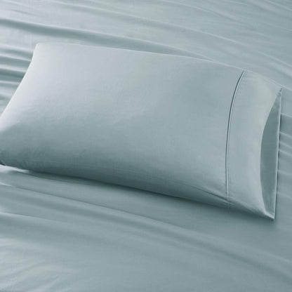 800 Thread Count Cotton Blend Sateen Sheet Set, Aqua color