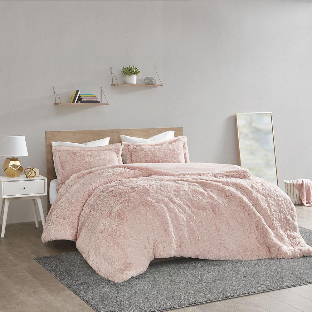 Shaggy Fur Duvet Cover Set