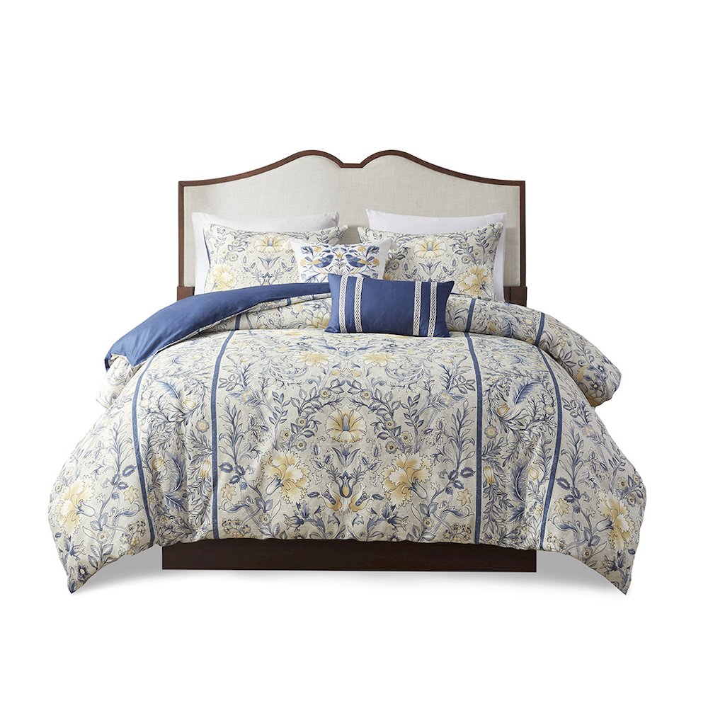 5 Piece Cotton Duvet Cover Set