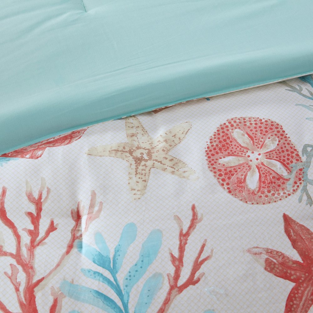 7 Piece Cotton Sateen Comforter Set