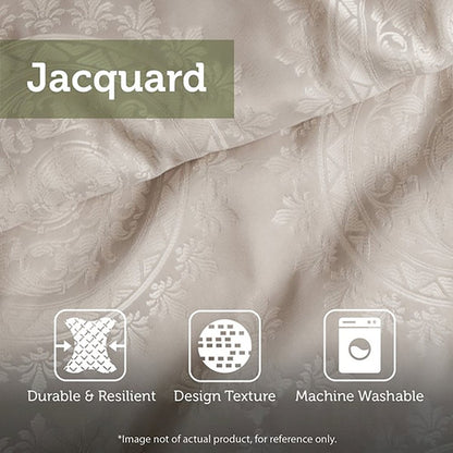 5 Piece Reversible Jacquard Bedspread Set