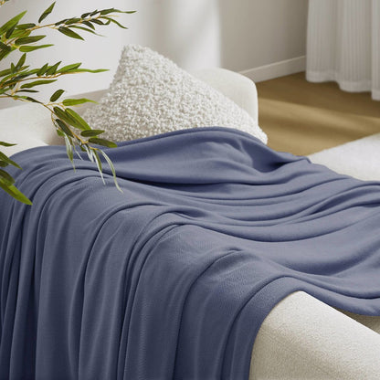 Bamboo Cotton Rayon from Bamboo Cotton Blanket, Navy color