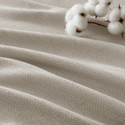 Liquid Cotton Blanket, Beige color