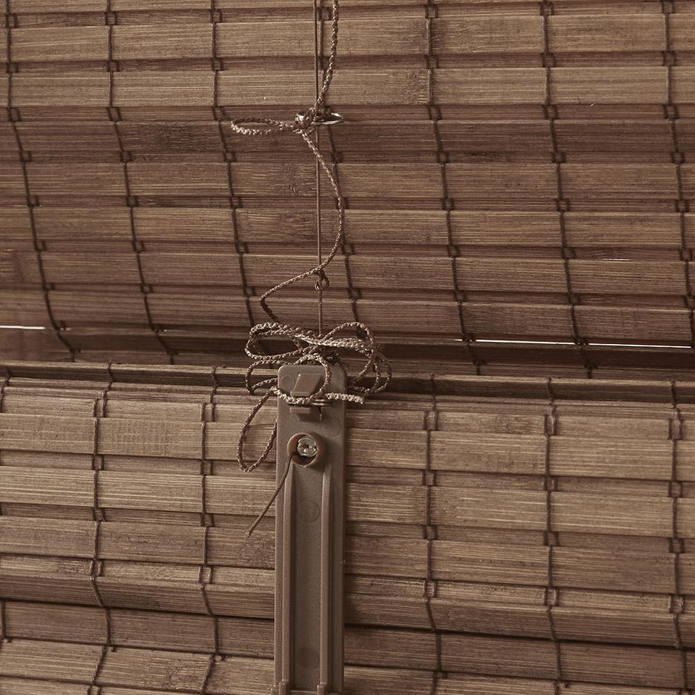 Bamboo Light Filtering Roman Shade 64"L