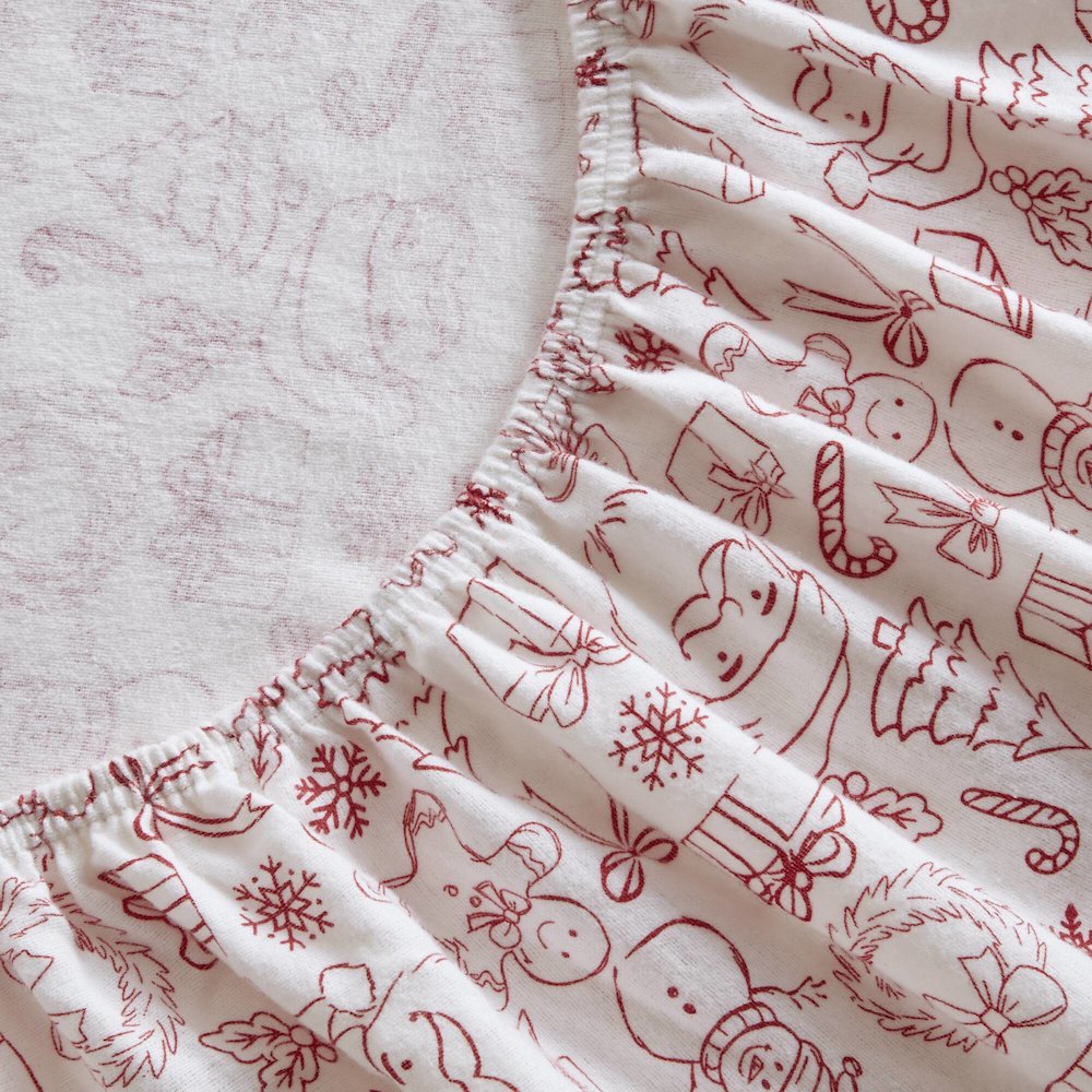 100% Cotton Flannel Pigment Printed Sheet Set