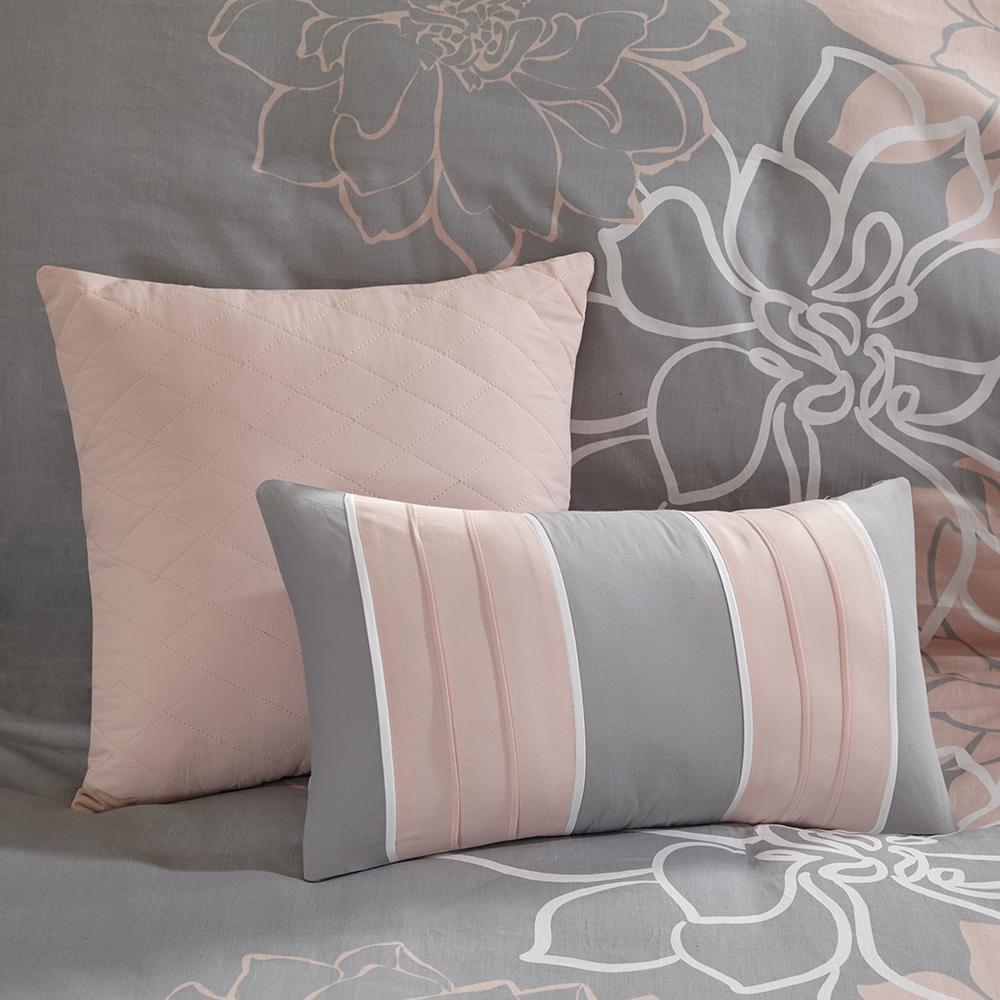6 Piece Printed Duvet Cover Set