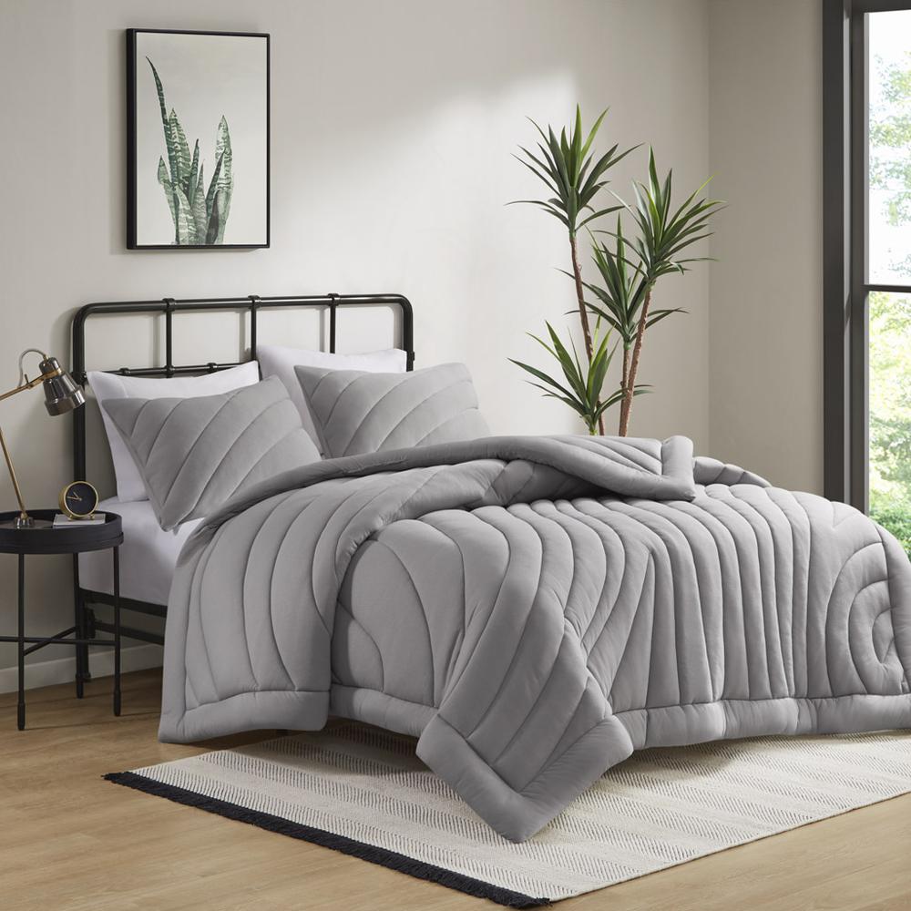 Poly Jersey Puffy Comforter Set