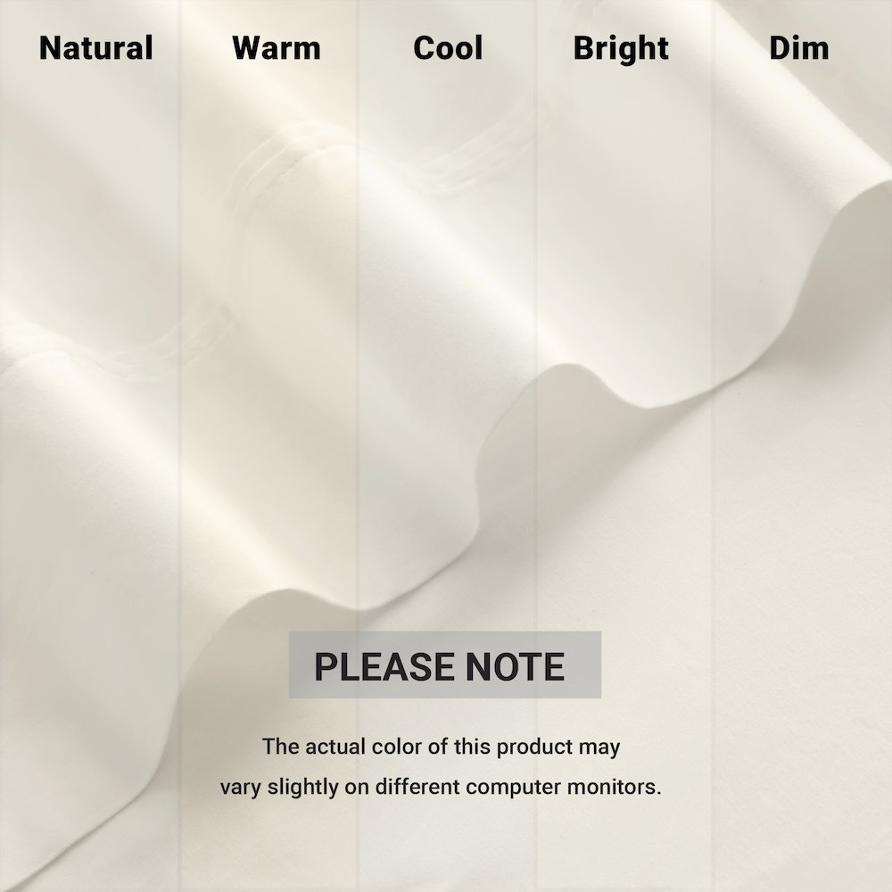 Sateen Sheet Set, Ivory color