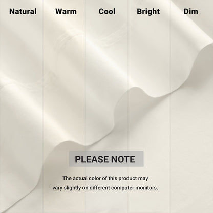 Sateen Sheet Set, Ivory color