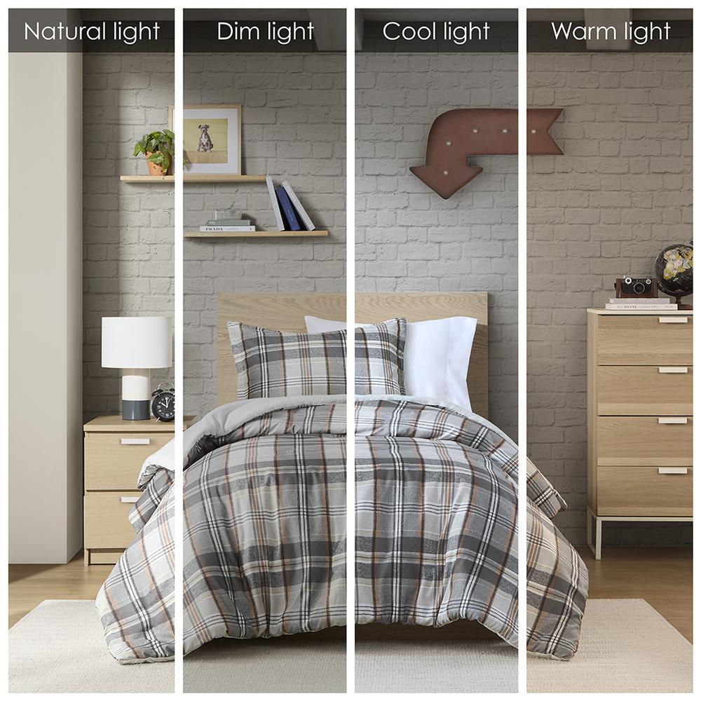 Plaid Duvet Cover Set