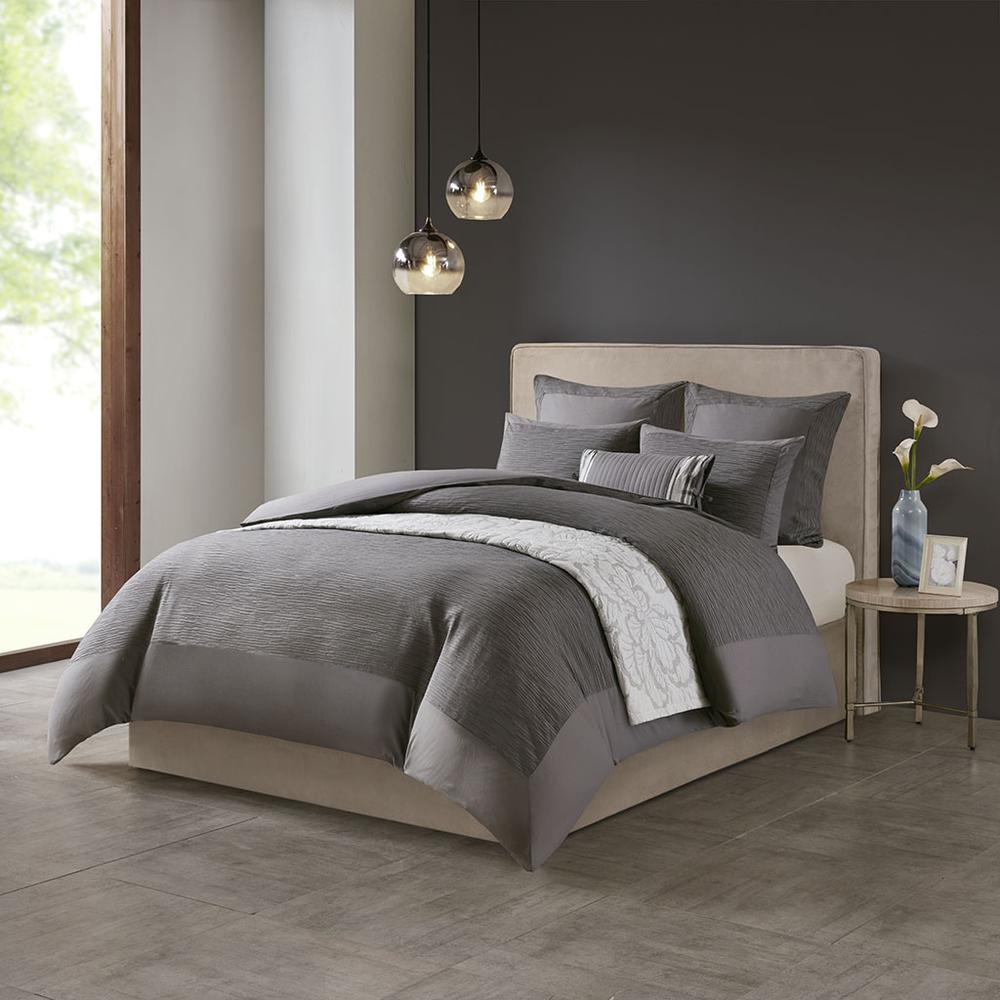 Cotton Blend Yarn Dyed 3 Piece Duvet Cover Set