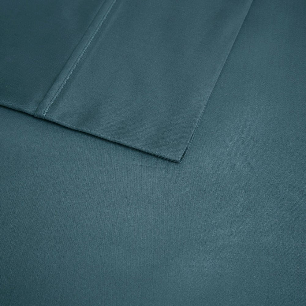 600 Thread Count Cooling Cotton Blend 4 PC Sheet Set, Teal color
