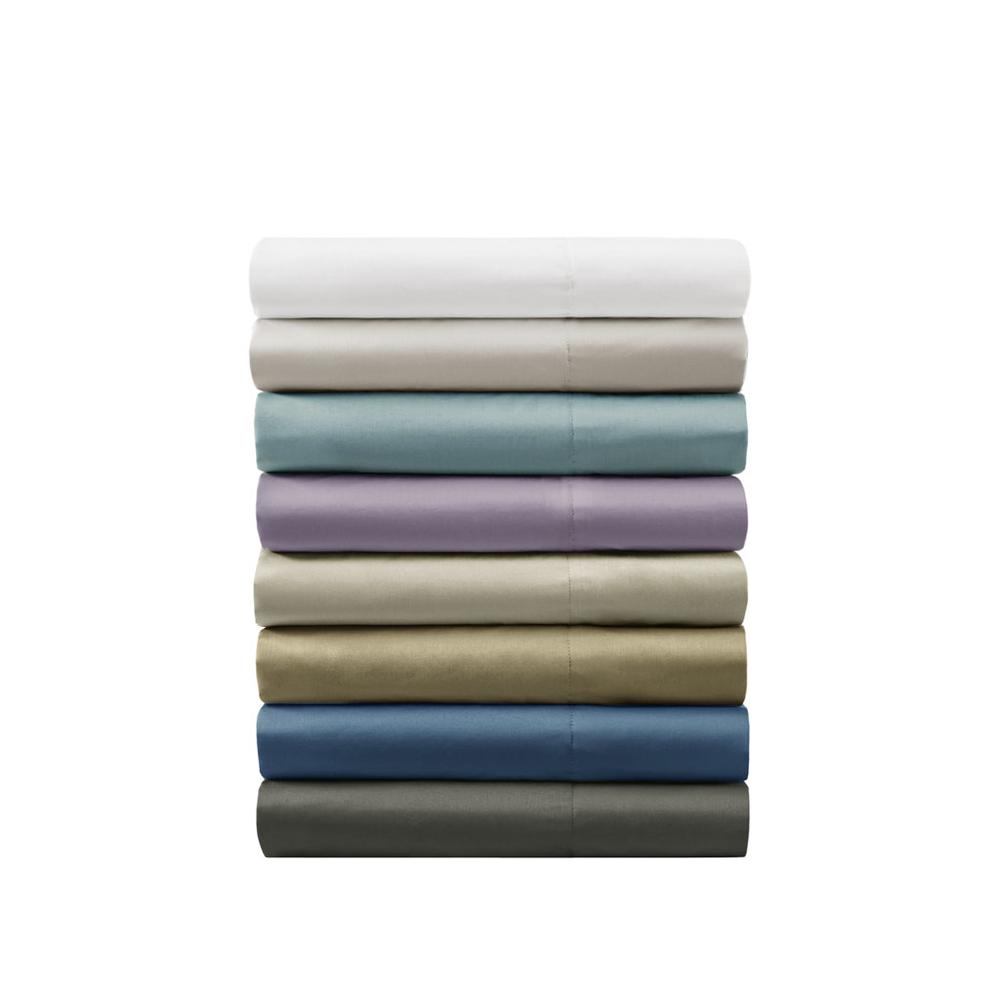 800 Thread Count Cotton Blend Sateen Sheet Set, Purple color