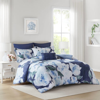 Shanti 7pcs Printed Comforter set