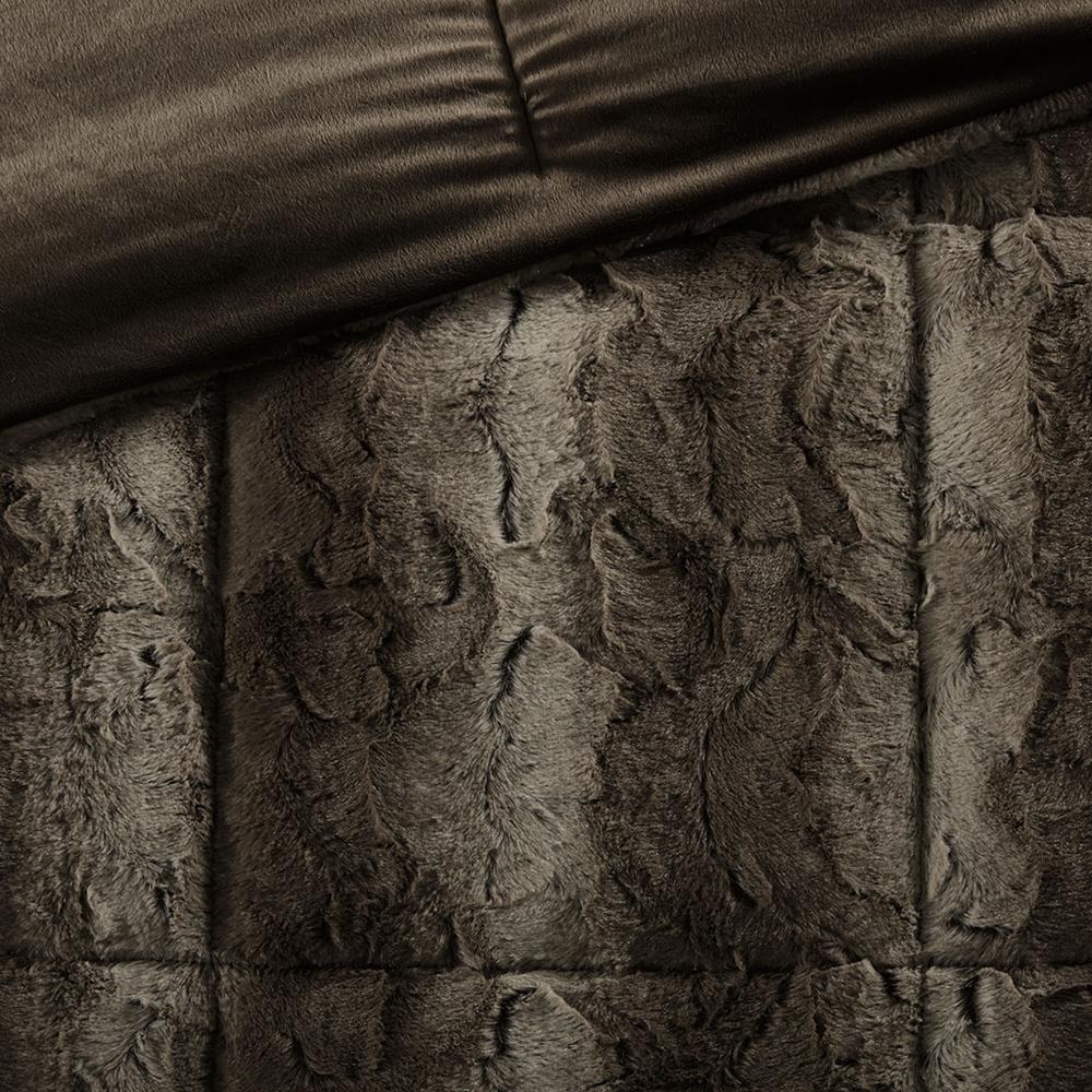 Zuri Faux Fur Comforter Set, Belen Kox