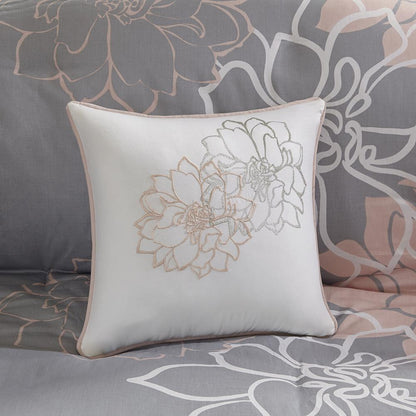 6 Piece Printed Duvet Cover Set