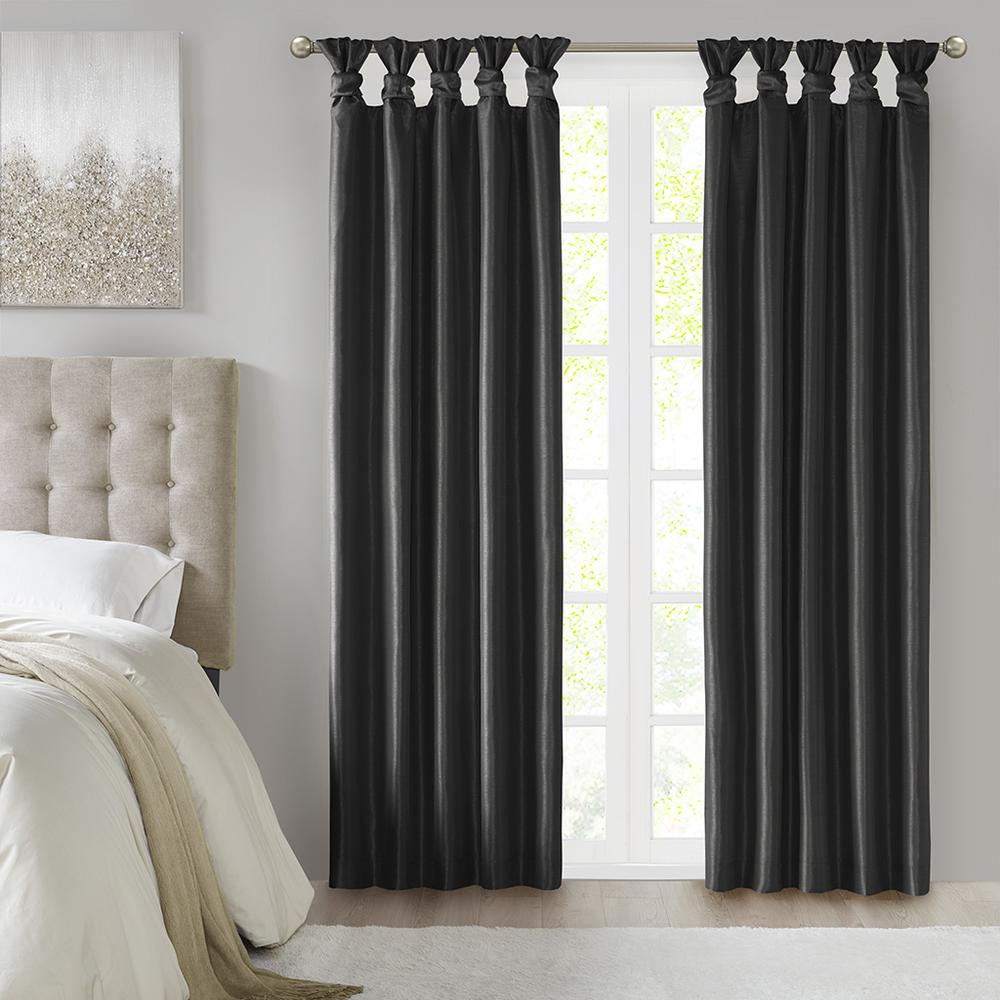 Twist Tab Total Blackout Window Curtain Panel