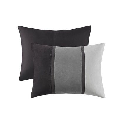 7 Piece Faux Suede Comforter Set