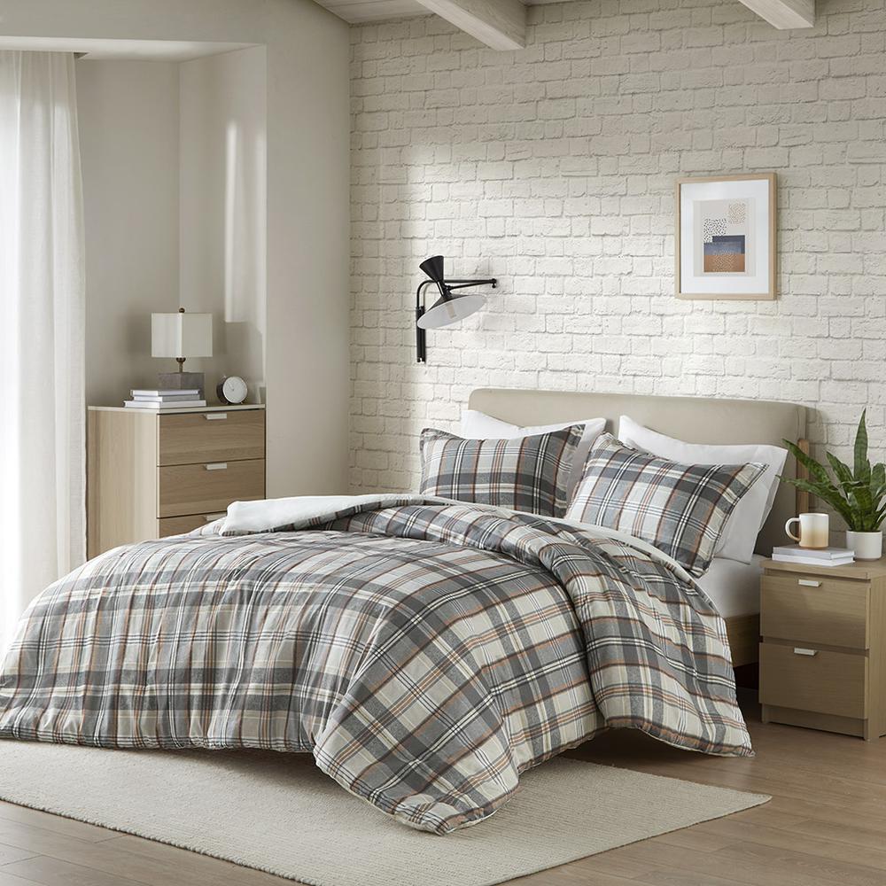 Plaid Duvet Cover Set
