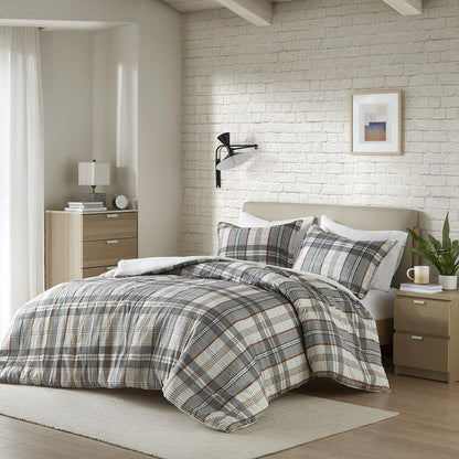 Plaid Duvet Cover Set