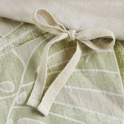 Kiawah Island 5 Piece Cotton Duvet Cover Set with Throw Pillow