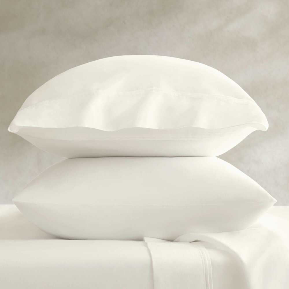 Sateen Pillowcase Set, Ivory color