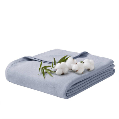 Bamboo Cotton Rayon from Bamboo Cotton Blanket, Light Blue color