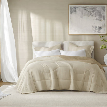 Reversible Tencel Comforter Blanket, Linen color
