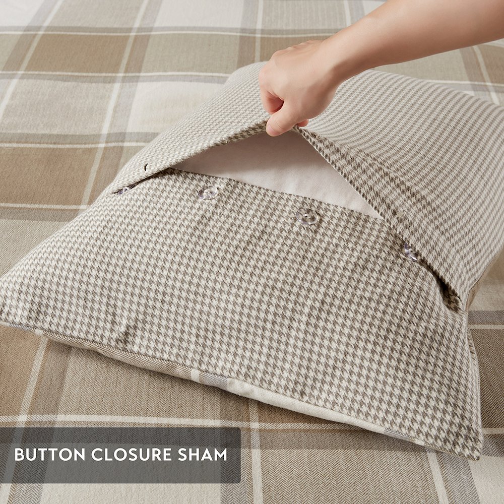 Urban Cabin Cotton Jacquard Comforter Set, Neutral color