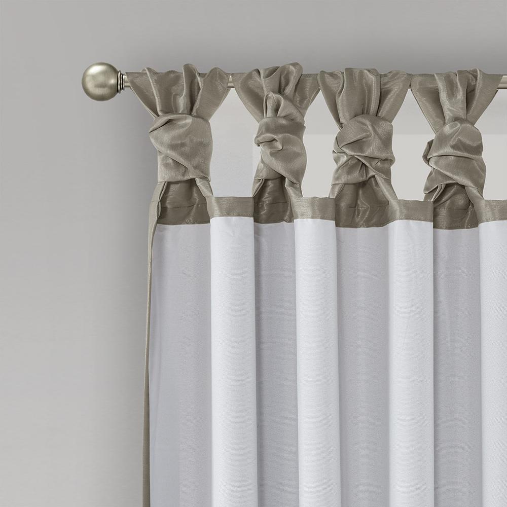 Twist Tab Total Blackout Window Curtain Panel