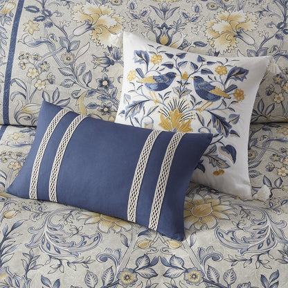 5 Piece Cotton Duvet Cover Set