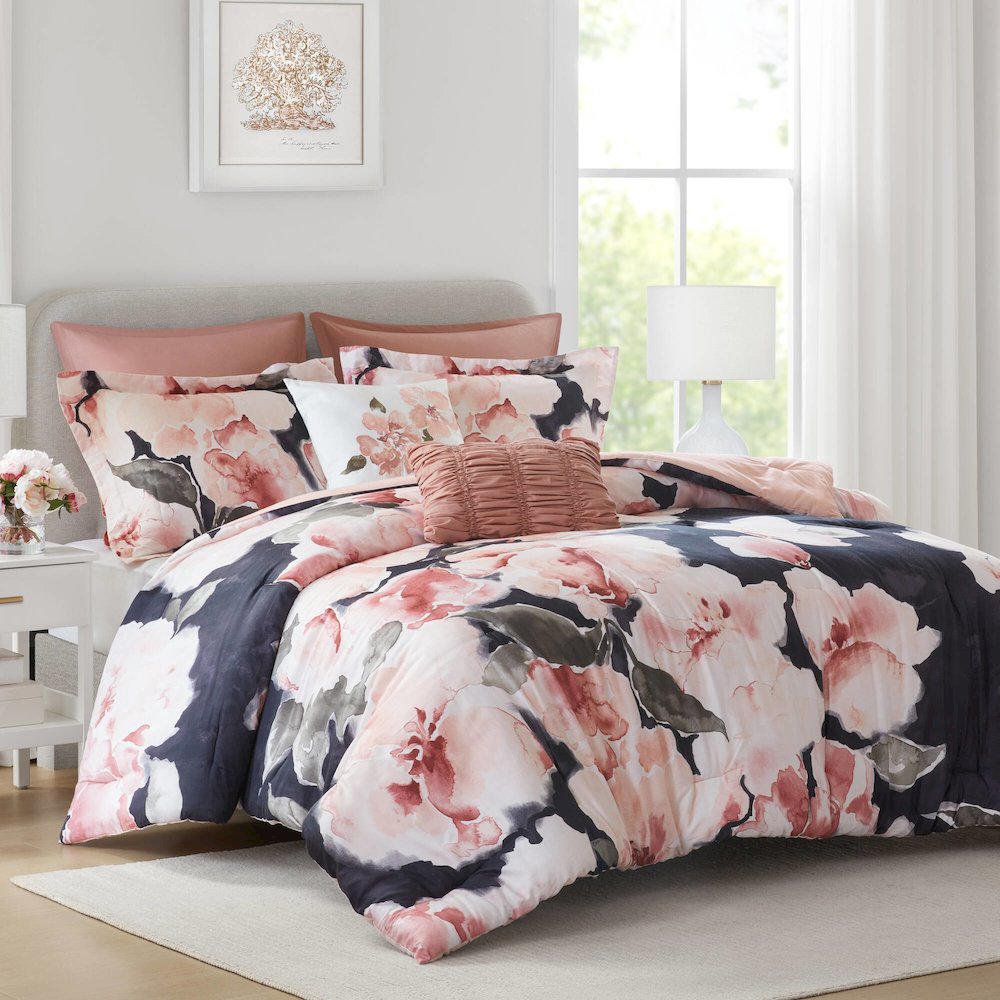 Shanti 7pcs Printed Comforter set