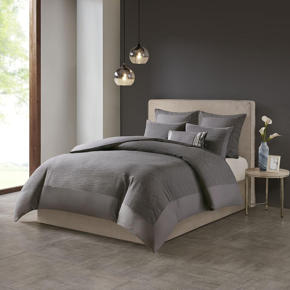 Cotton Blend Yarn Dyed 3 Piece Duvet Cover Set
