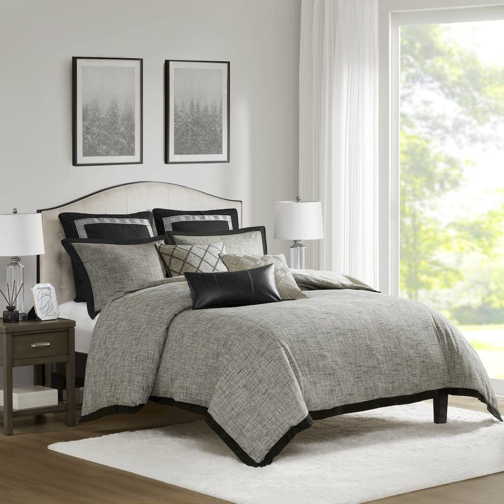 Reed Comforter Set, Gray color